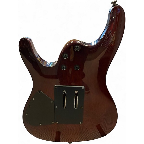 Used Ibanez S670QM Brown Sunburst Solid Body Electric Guitar