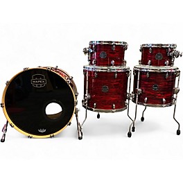 Used Mapex 5 Piece Saturn IV MH Red Strata Pearl Drum Kit