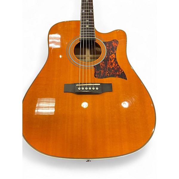 Used Epiphone Masterbuilt DR-500MCE Natural Acoustic Electric Guitar