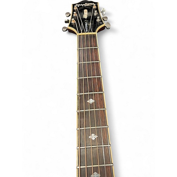 Used Epiphone Masterbuilt DR-500MCE Natural Acoustic Electric Guitar