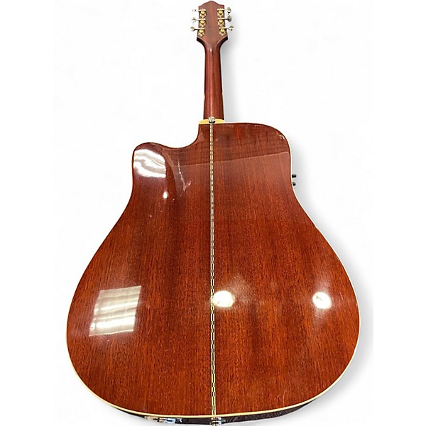 Used Epiphone Masterbuilt DR-500MCE Natural Acoustic Electric Guitar