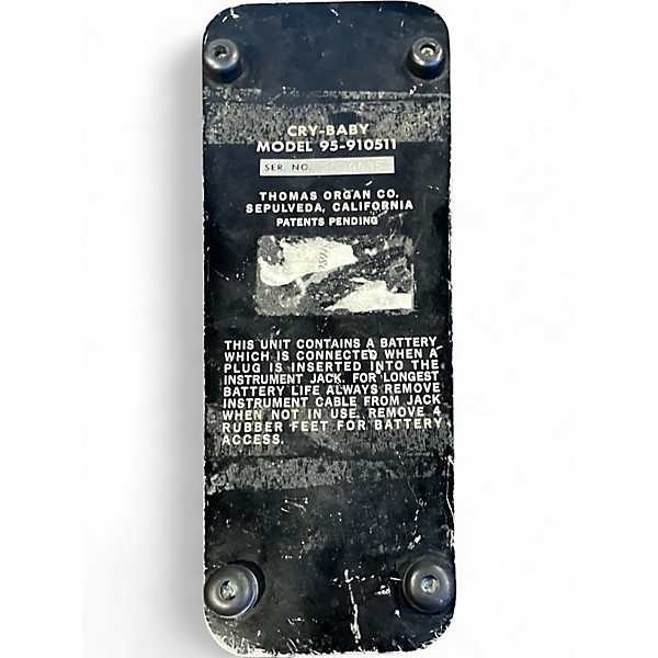 Used Dunlop GCB95 Original Crybaby Wah Effect Pedal