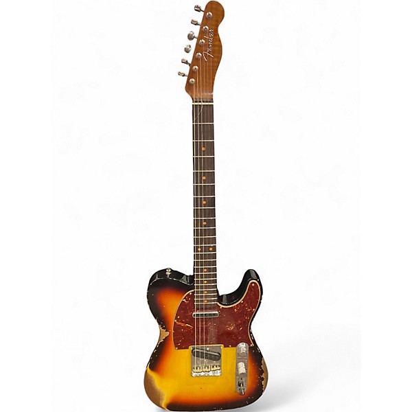 Used Fender CUSTOM SHOP 1963 TELE HVY REEL RW 2 Color Sunburst Solid Body Electric Guitar