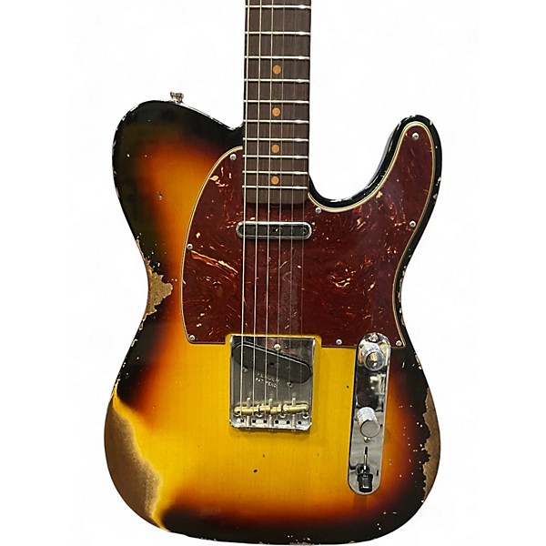 Used Fender CUSTOM SHOP 1963 TELE HVY REEL RW 2 Color Sunburst Solid Body Electric Guitar