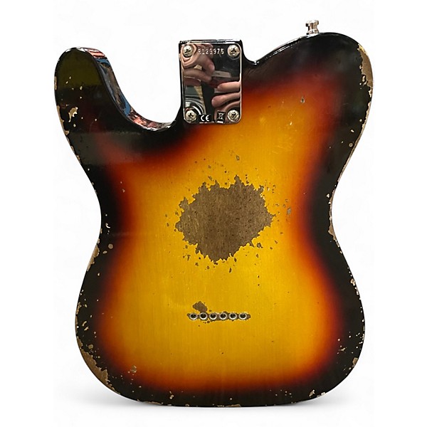 Used Fender CUSTOM SHOP 1963 TELE HVY REEL RW 2 Color Sunburst Solid Body Electric Guitar
