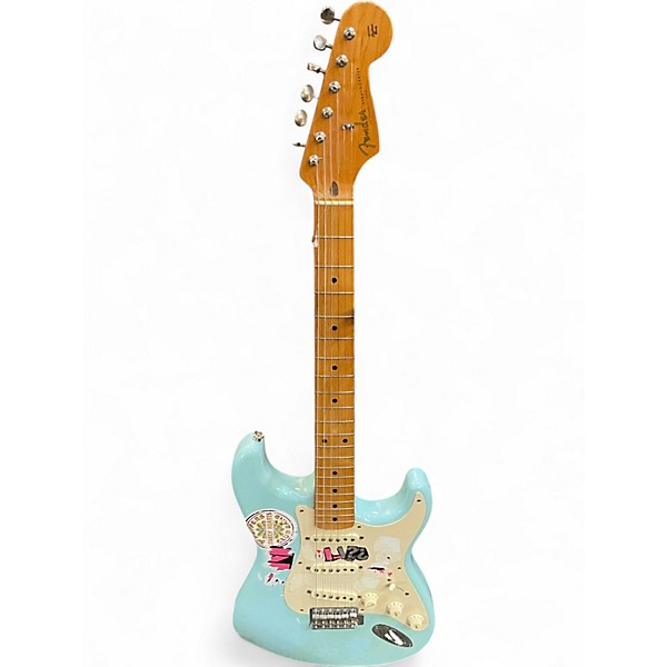 Used Fender STRATOCASTER BABY BLUE Solid Body Electric Guitar
