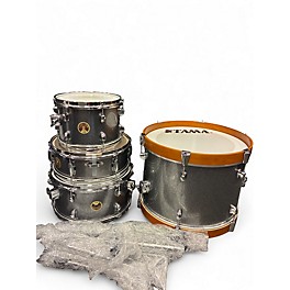 Used TAMA 4 Piece Club-JAM 4-Piece Shell Pack Galaxy Silver Drum Kit