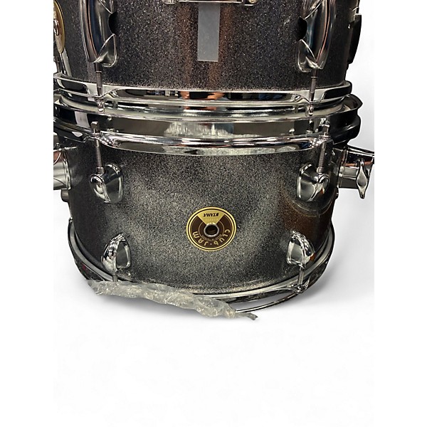 Used TAMA 4 Piece Club-JAM 4-Piece Shell Pack Galaxy Silver Drum Kit