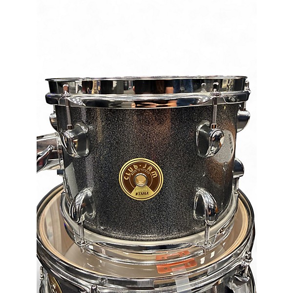 Used TAMA 4 Piece Club-JAM 4-Piece Shell Pack Galaxy Silver Drum Kit