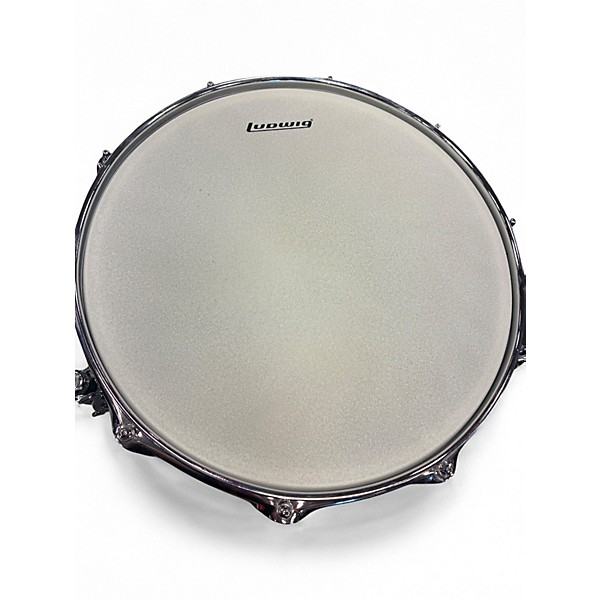 Used Ludwig 6.5X14 Supralite Snare Silver Drum