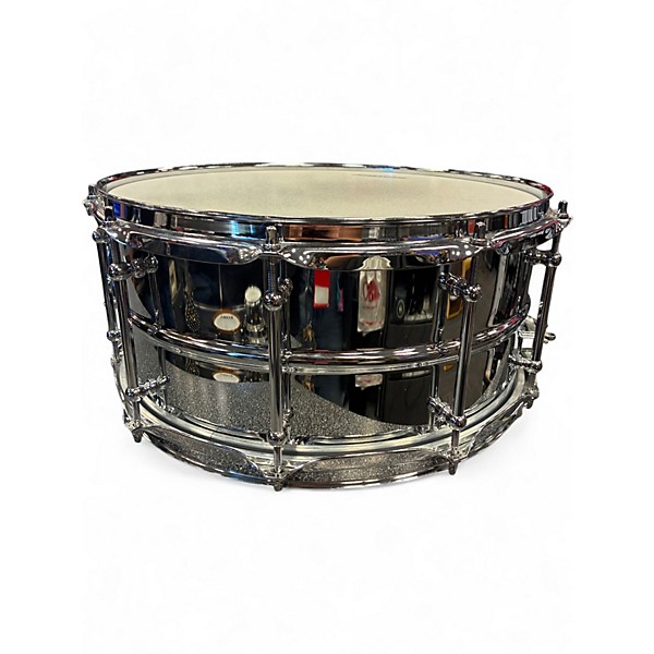 Used Ludwig 6.5X14 Supralite Snare Silver Drum