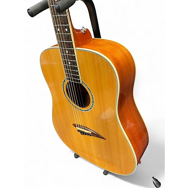 Used Dean tradition one Natural Acoustic Electric Guitar