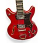Used Hagstrom Alvar Cherry Hollow Body Electric Guitar