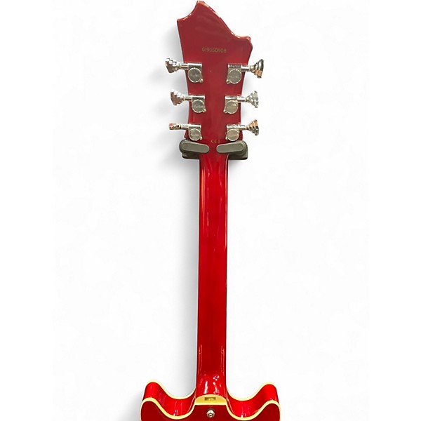 Used Hagstrom Alvar Cherry Hollow Body Electric Guitar