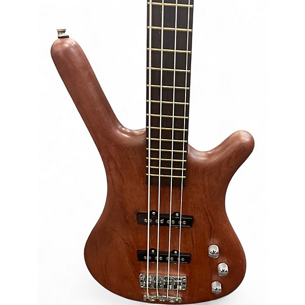 Used Warwick Pro Series Standard Corvette 4 String Natural Electric Bass Guitar