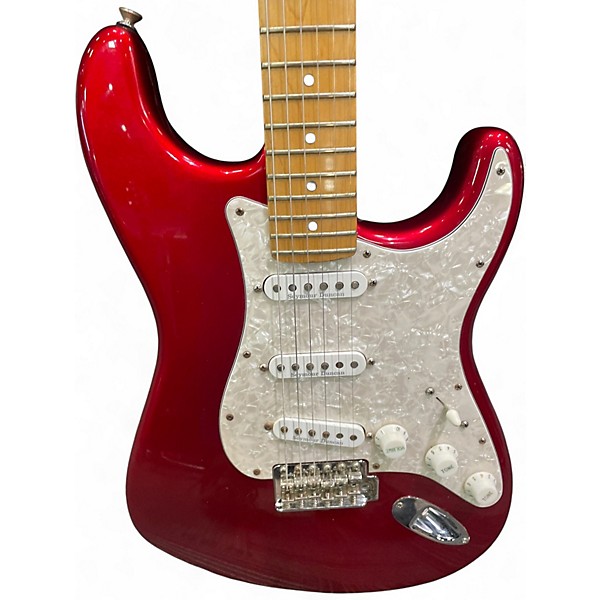 Used Fender American Standard Stratocaster Candy Apple Red Solid Body Electric Guitar