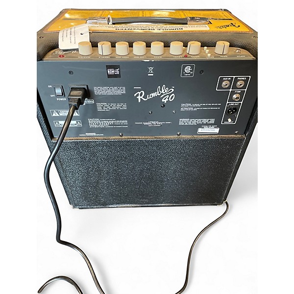 Used Fender Rumble 40 Bass Combo Amp