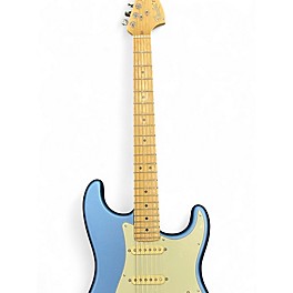 Used Fender American Professional Stratocaster SSS Metallic Aqua Marine Solid Body Electric Guitar