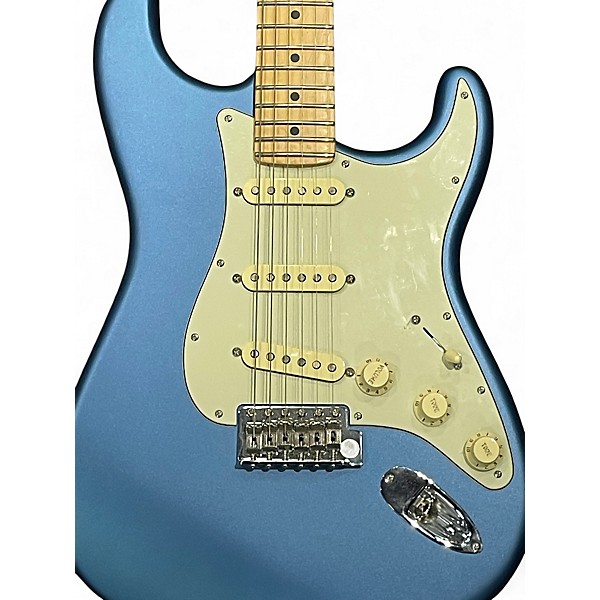 Used Fender American Professional Stratocaster SSS Metallic Aqua Marine Solid Body Electric Guitar