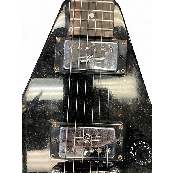 Used Epiphone DEMON Black Solid Body Electric Guitar