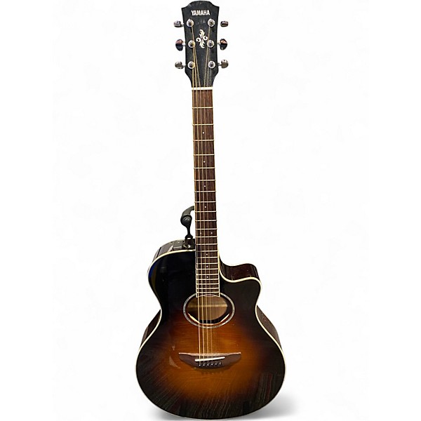Used Yamaha APX600 Violin burst Acoustic Electric Guitar