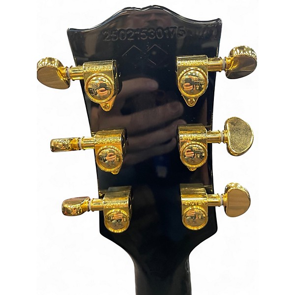 Used 2024 Epiphone Les paul custom inspired by Gibson Black Solid Body Electric Guitar