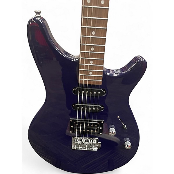 Used Rogue ROCKETEER Purple Solid Body Electric Guitar