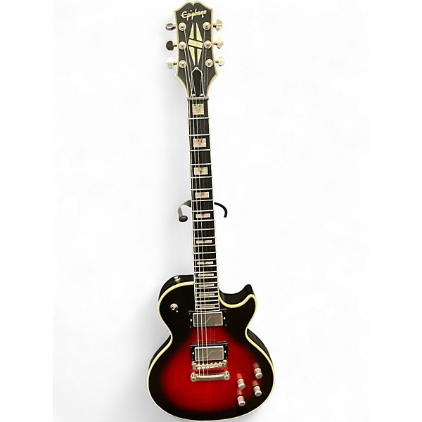 Used Epiphone Les Paul Prophecy Custom EX Crimson Red Trans Solid Body Electric Guitar