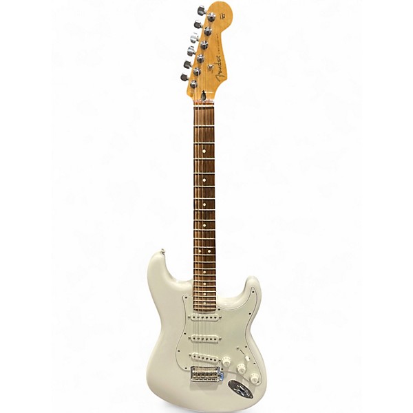 Used 2020 Fender Player Stratocaster Alpine White Solid Body Electric Guitar