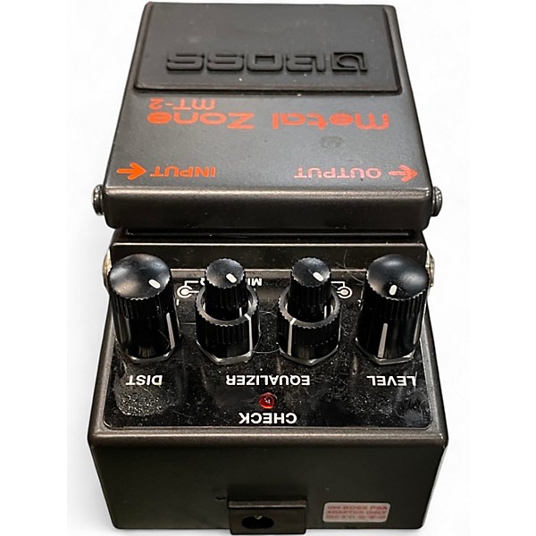 Used BOSS MT2 Metal Zone Distortion Effect Pedal