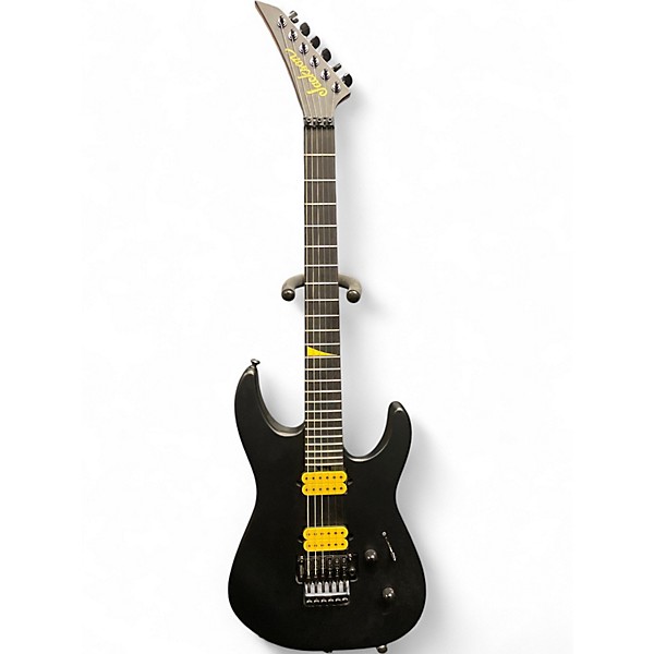 Used Jackson MJ Series Dinky DKR Satin Black Solid Body Electric Guitar