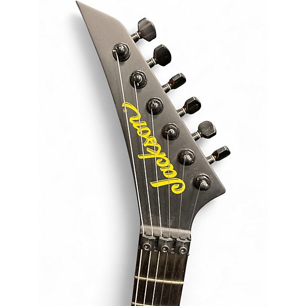 Used Jackson MJ Series Dinky DKR Satin Black Solid Body Electric Guitar
