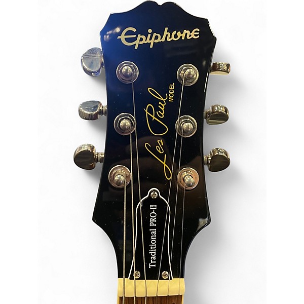 Used Epiphone Les Paul Traditional PRO II Honey Burst Solid Body Electric Guitar
