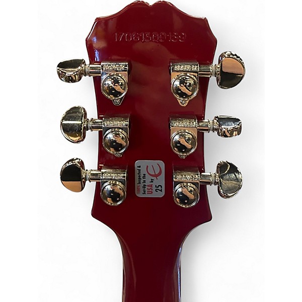 Used Epiphone Les Paul Standard Red Solid Body Electric Guitar