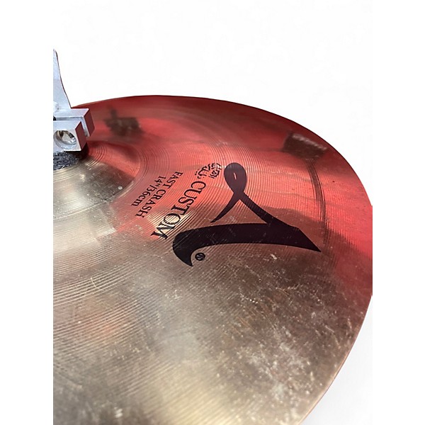 Used Zildjian 14in A Custom Fast Crash Cymbal