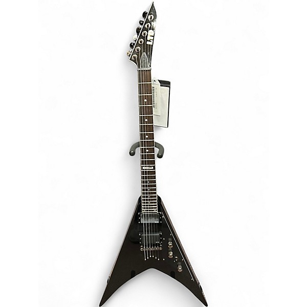 Used ESP LTD V401 Black Solid Body Electric Guitar