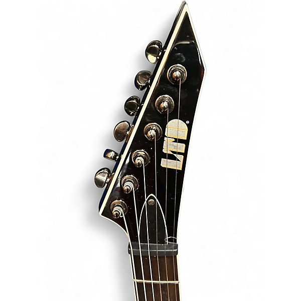 Used ESP LTD V401 Black Solid Body Electric Guitar