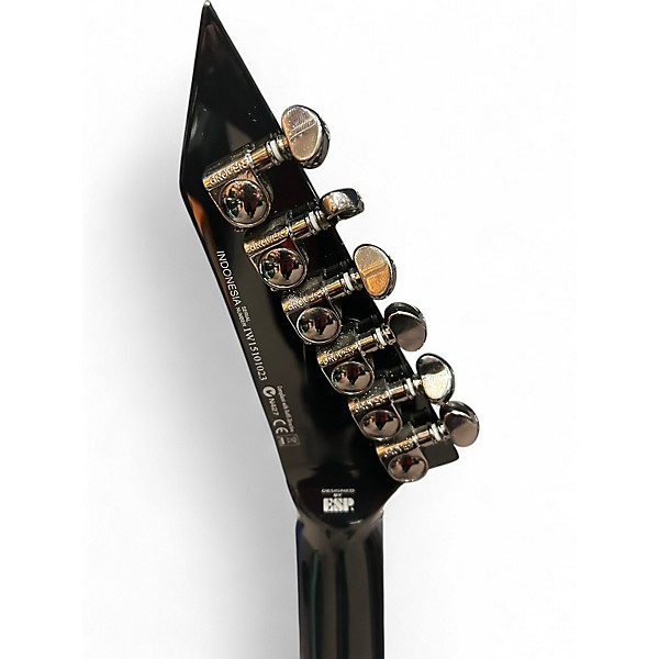 Used ESP LTD V401 Black Solid Body Electric Guitar