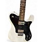 Used 2013 Fender Chris Shiflett Telecaster Deluxe Arctic White Solid Body Electric Guitar
