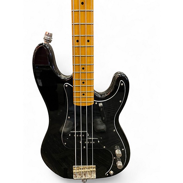 Used 2015 Squier Matt Freeman Signature Precision Bass BLACK Electric Bass Guitar