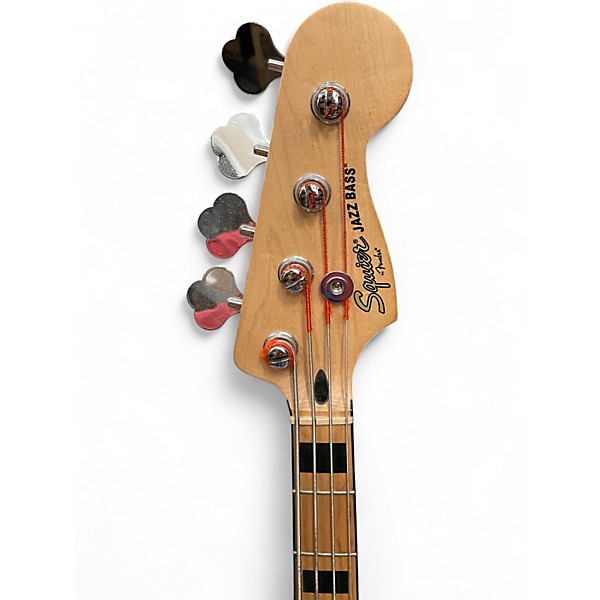 Used Squier Vintage Modified 70S Jazz Bass Natural Electric Bass Guitar