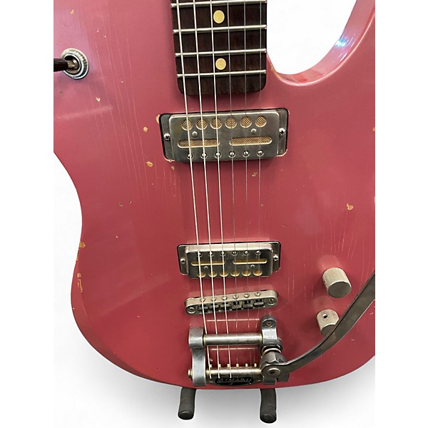 Used LsL Instruments bad bone Shell Pink Solid Body Electric Guitar