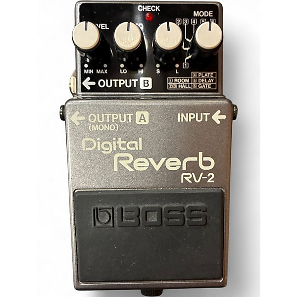 Vintage 1987 BOSS RV2 Digital Reverb Effect Pedal