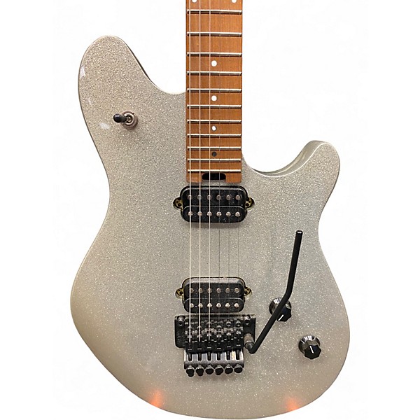 Used EVH Wolfgang Standard Silver Sparkle Solid Body Electric Guitar