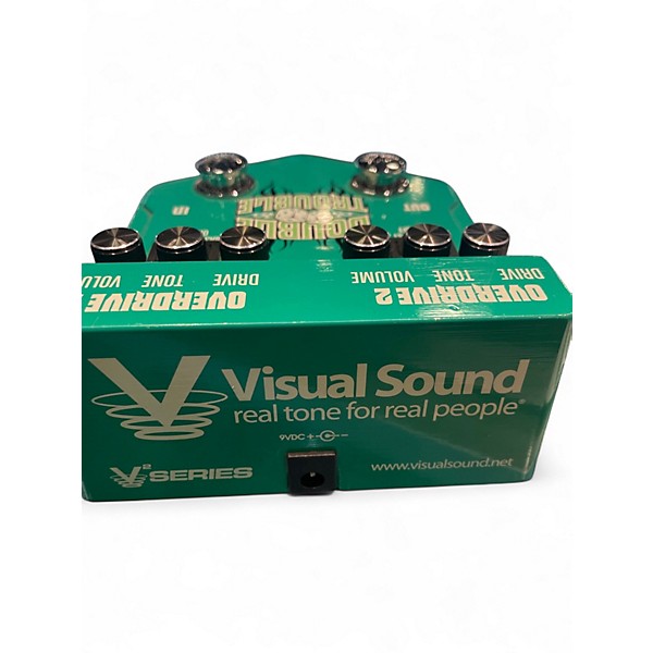 Used Visual Sound V2DT Double Trouble Dual Overdrive Effect Pedal