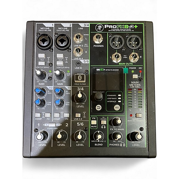 Used Mackie PROFX6V3+ Unpowered Mixer