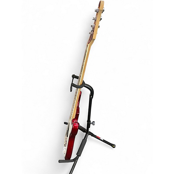 Used Lakland 44-02 Skyline Series Candy Apple Red Electric Bass Guitar