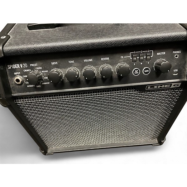 Used Line 6 Spider V 20 MkII 20w 1x8 Guitar Combo Amp