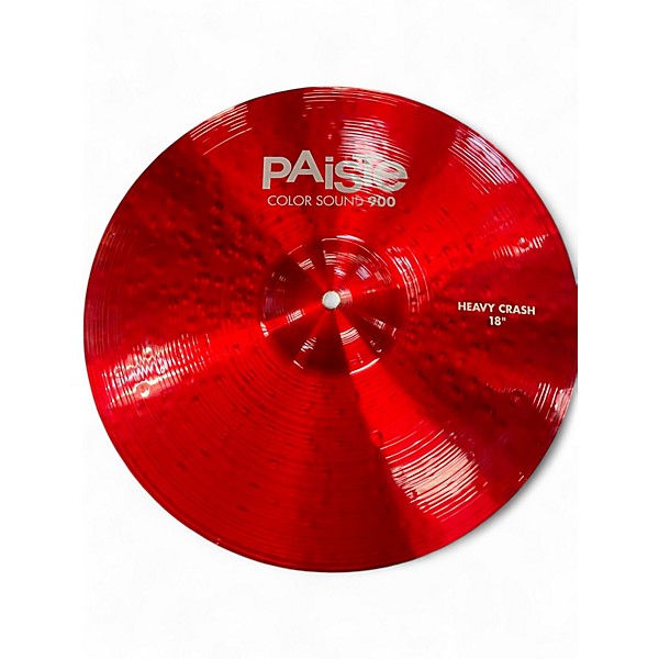 Used Paiste 18in 900 Color sound Crash Cymbal