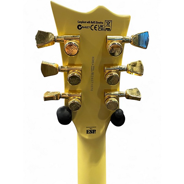 Used ESP LTD EC1000T CTM VINTAGE GOLD Solid Body Electric Guitar
